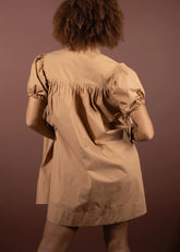 Ayanna Midi Dress In Organic Cotton Poplin